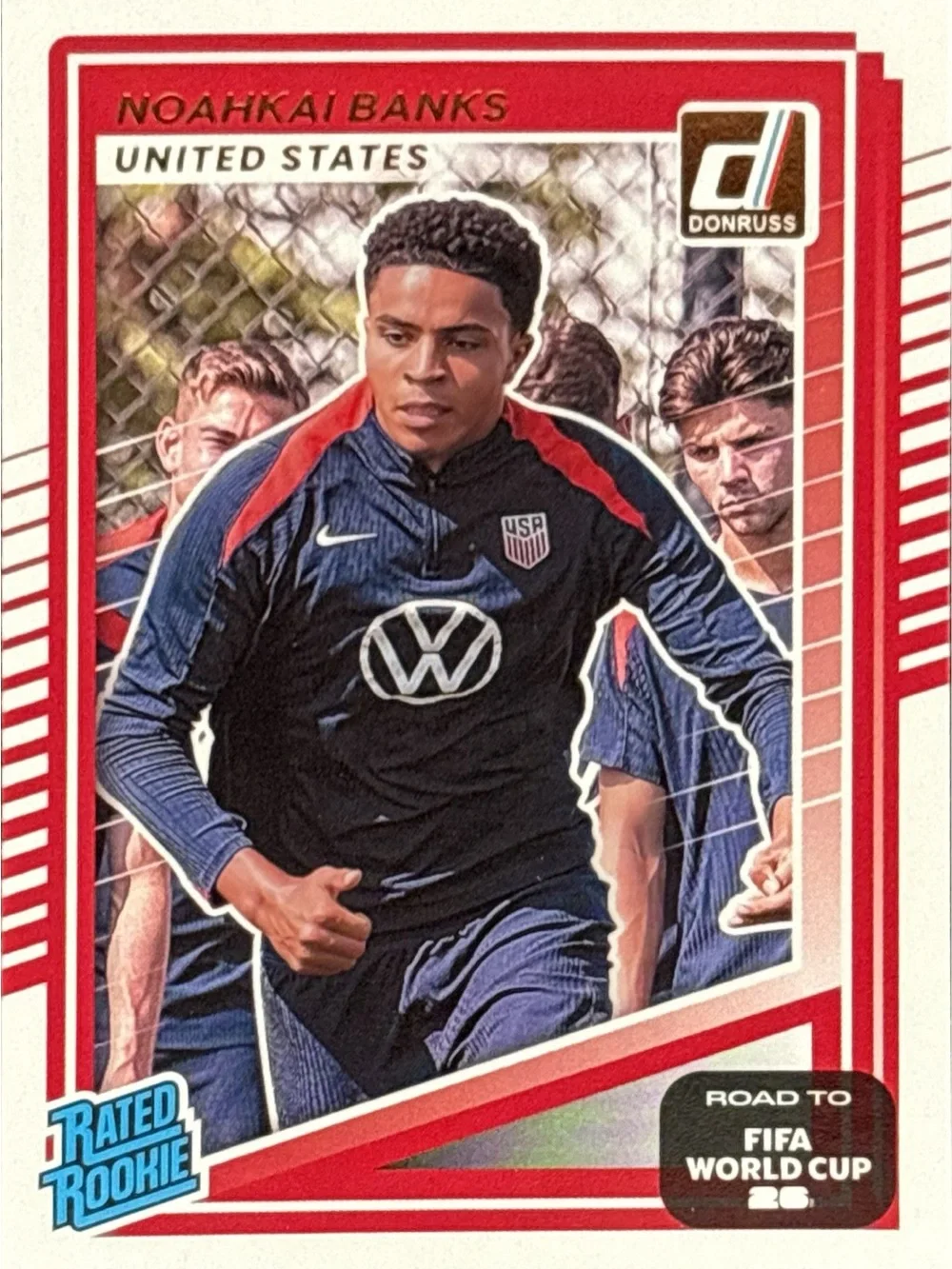 Panini Donruss Noahkai Banks World Cup Rookie Soccer Card