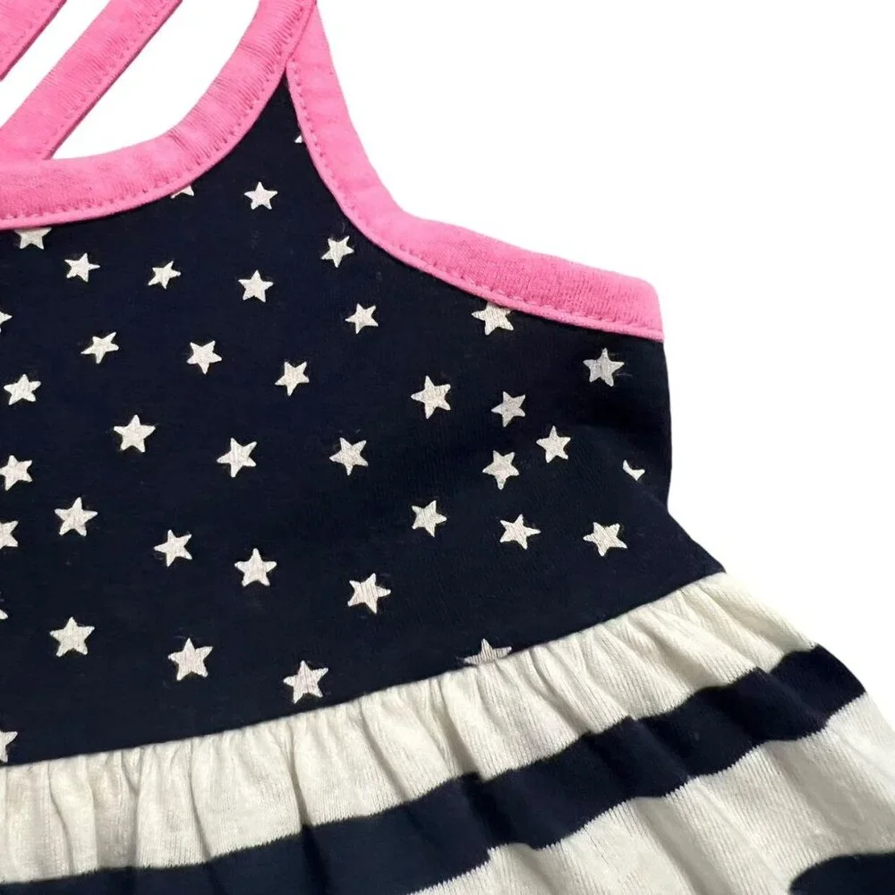 NEW Baby Gap 18-24m Stars & Stripes Dress & Bloomers