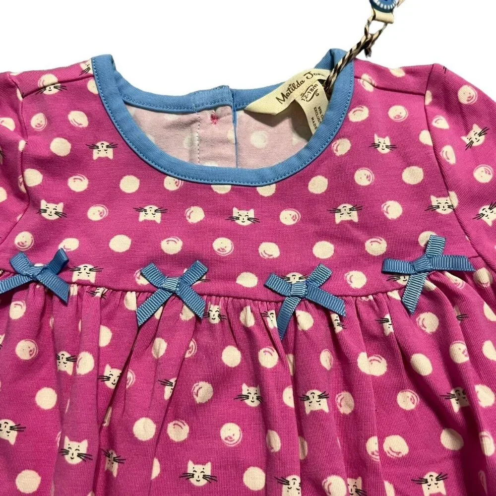 NEW Matilda Jane 12-18m Make Believe Joyful Joyful Dress & Bloomers Set