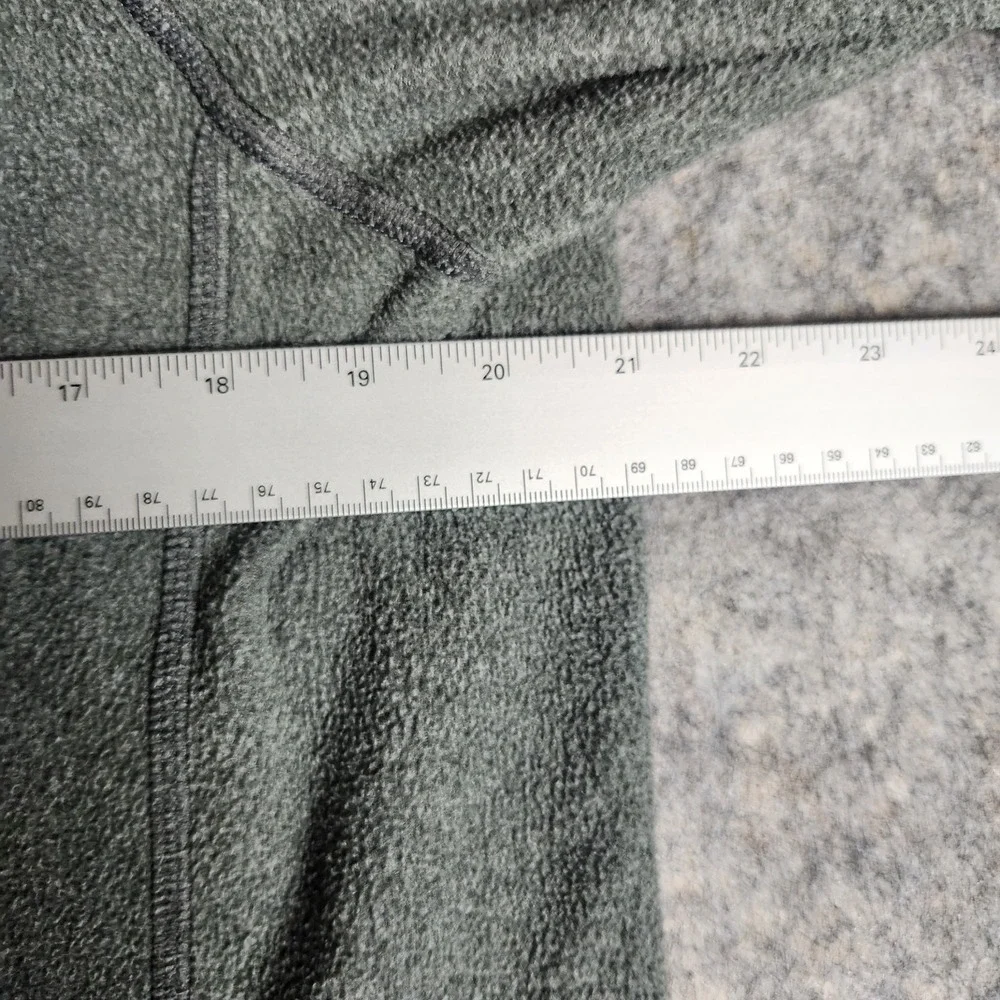 LL Bean Trail Fleece Full Zip Jacket Men M Gray Slightly Fitted Long Sleeve Hike