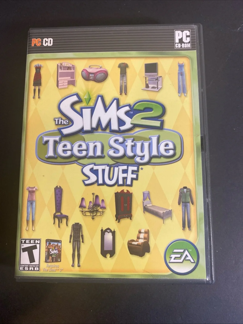 Sims 2 Teen Style Stuff PC Video Game  Expansion 2007 ML448