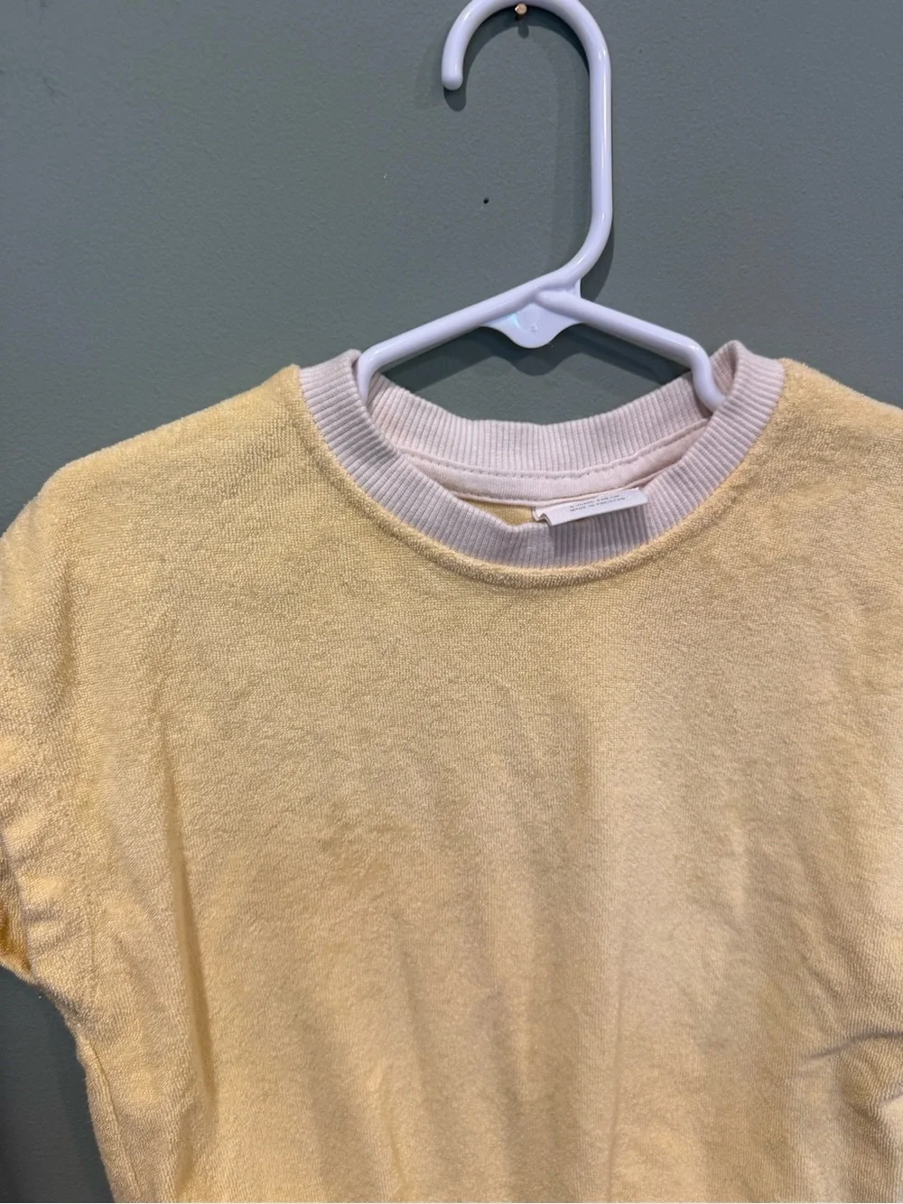 Zara piece terry
