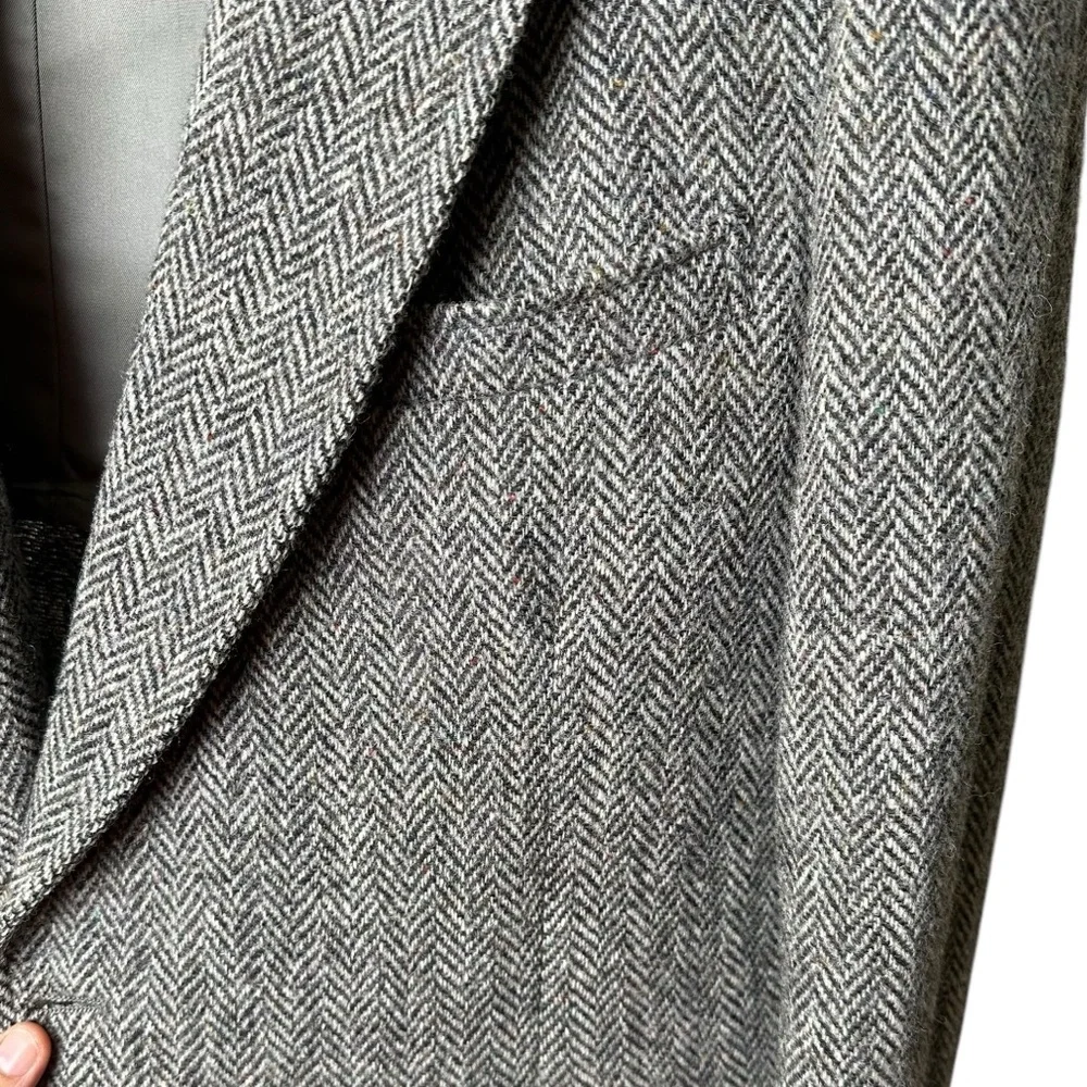 Harris Tweed hem sleeve professor