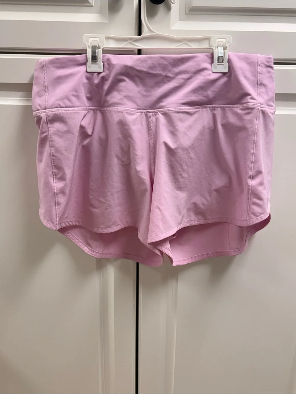 lululemon athletica Pastel Pink Athletic Short with Liner