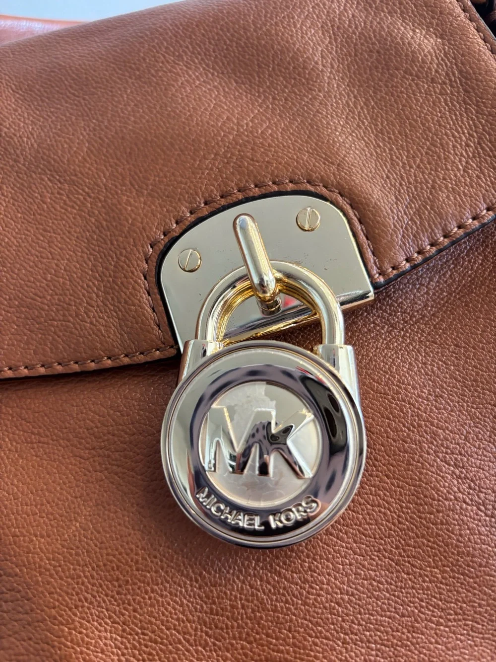 Michael Kors structured leather