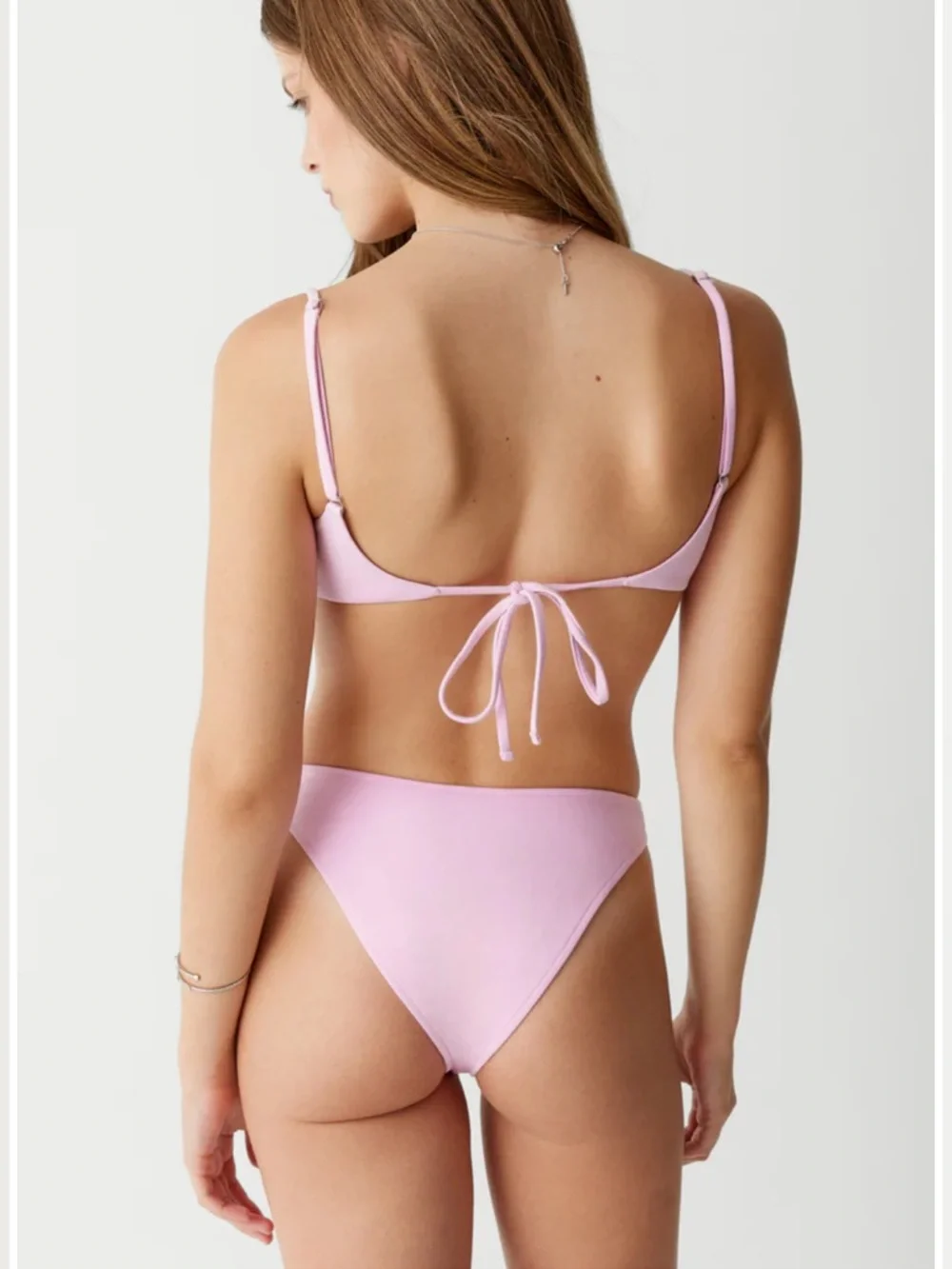 Frankies Bikinis pink bikini
