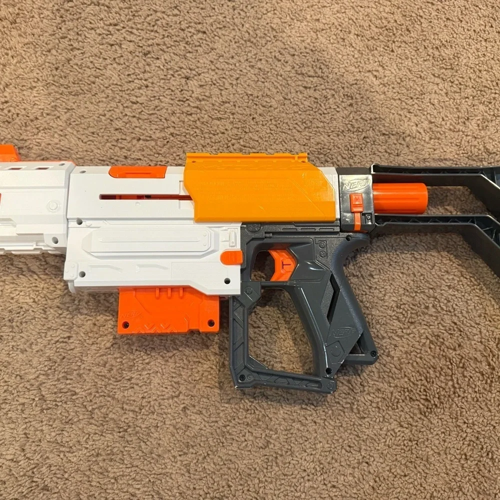 Nerf Recon MKII Blaster - Orange, White, and Black