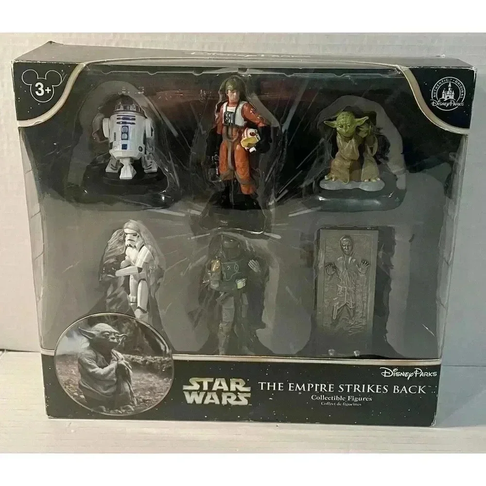 Disney Parks Star Wars Collectible The Empire Strikes Back Figure‎ Set 6 pc. New