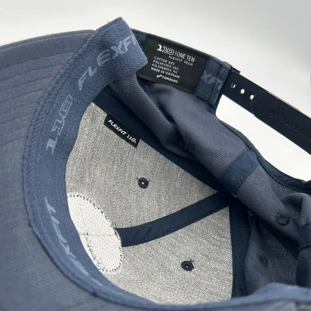 TravisMathew Hat Florida Patch Snapback Mens OSFM Navy Blue Golf Coastal Style