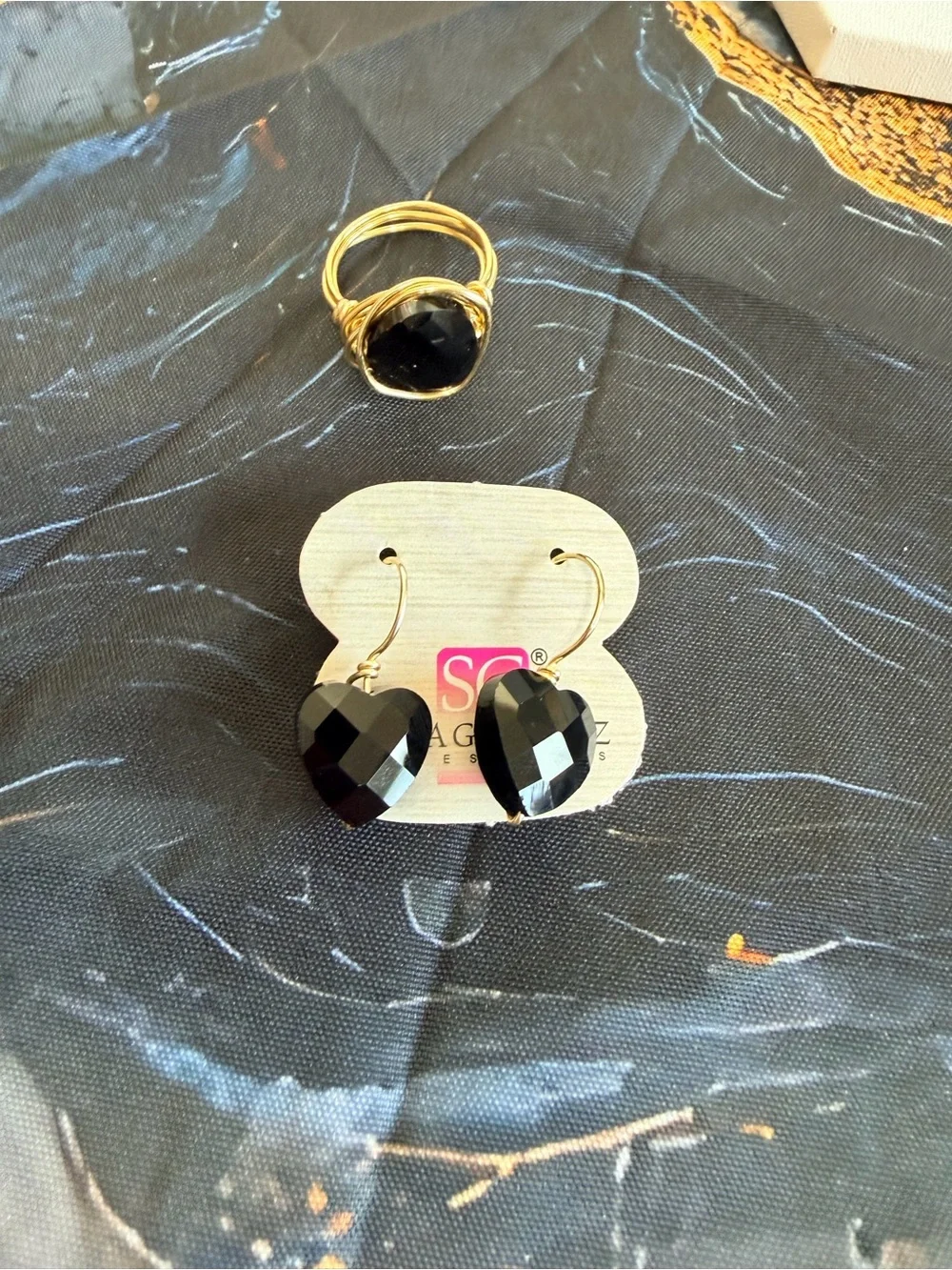 Sonja Gonzalez Earrings and ring set NEW!