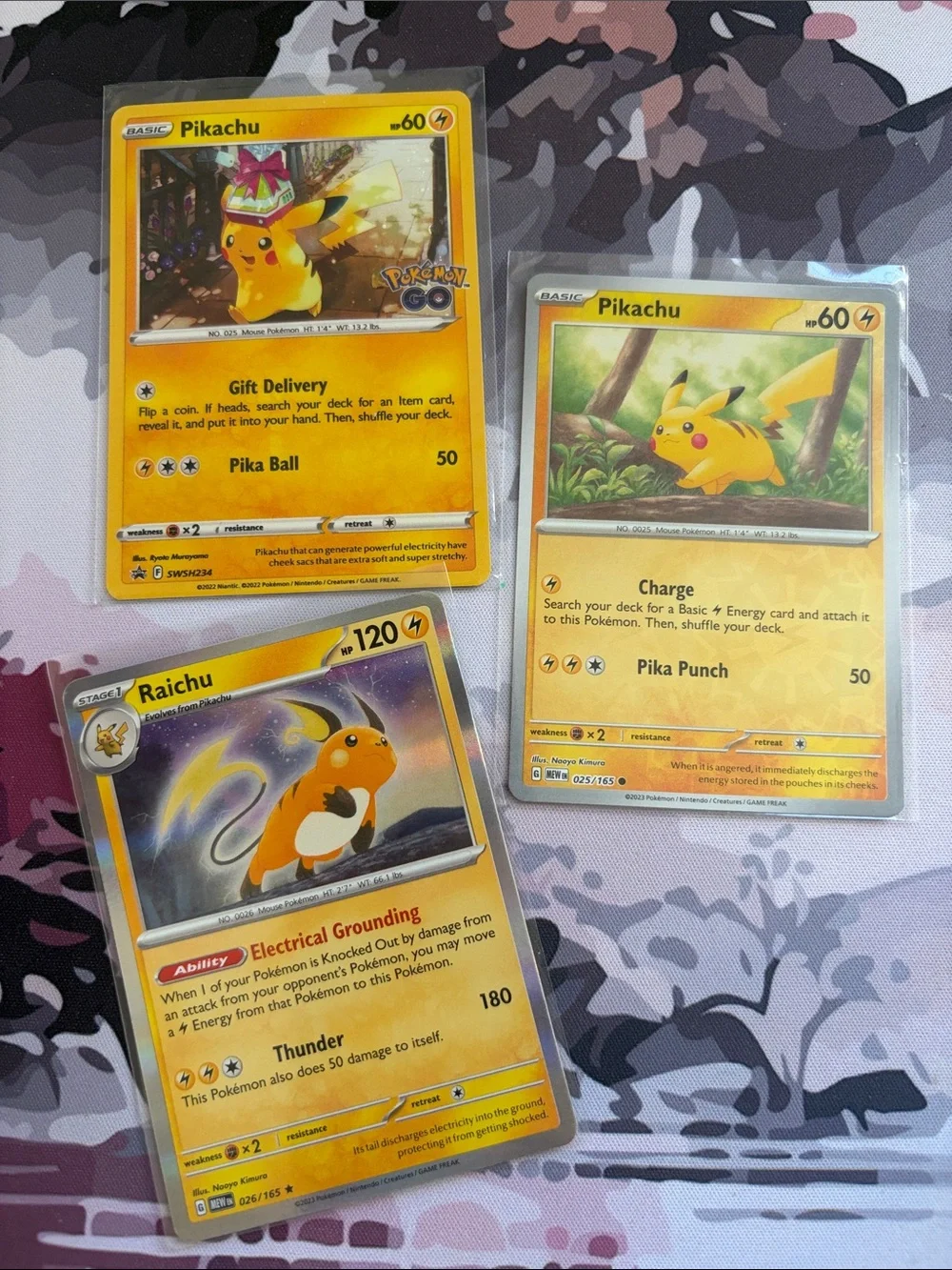 Pikachu & Raichu Evolution Line Pokémon Card Lot | Pokemon 151 | SWSH234