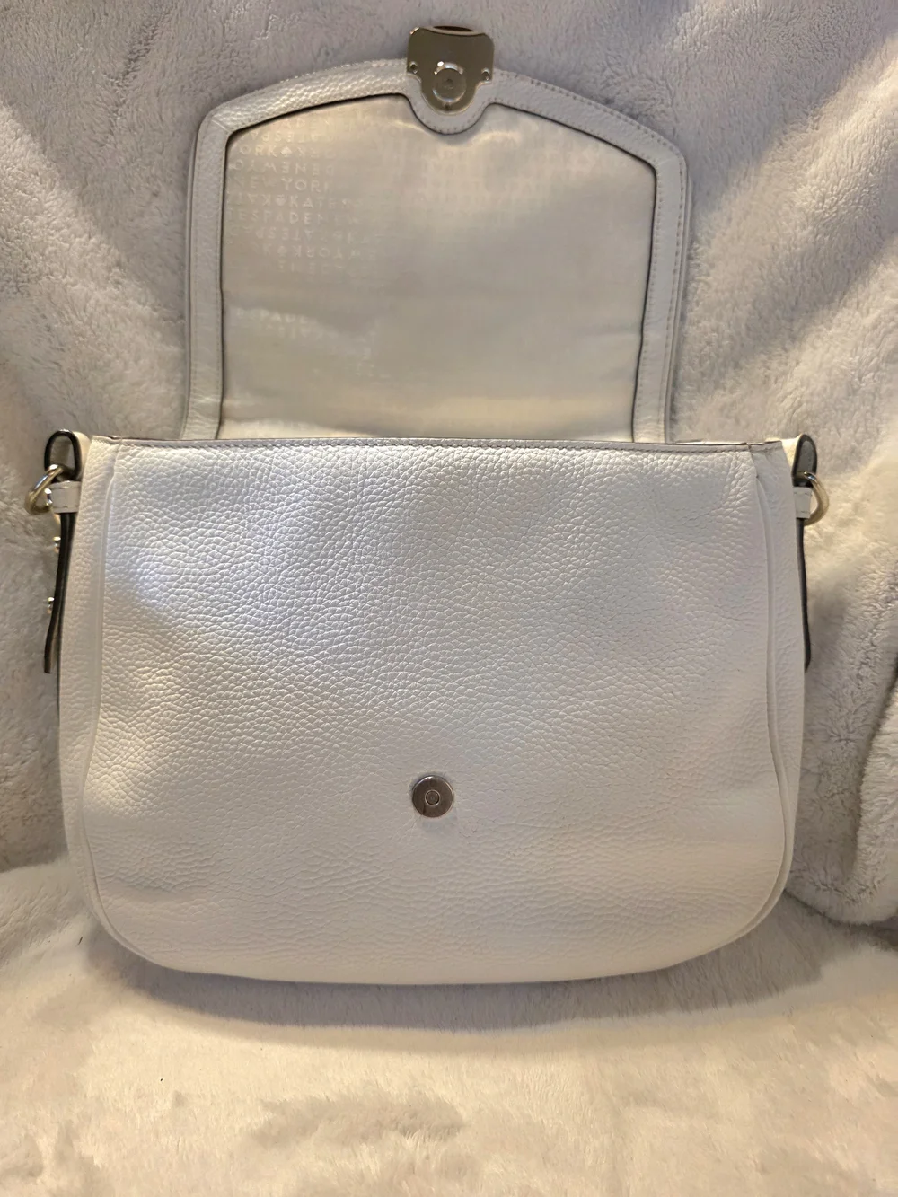 kate spade structured pebbled