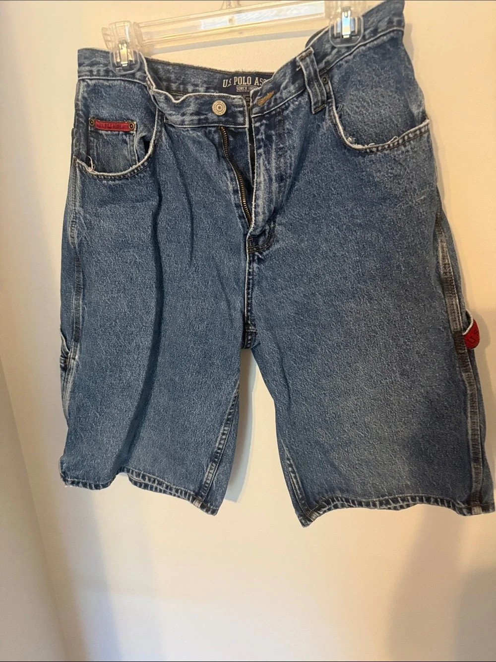 U.S. Polo Assn. Classic Blue Denim Carpenter Shorts