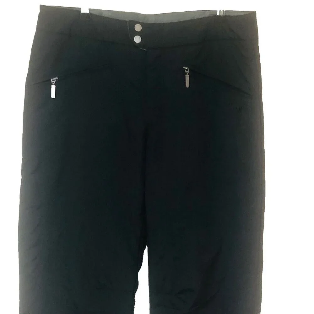 White Sierra Black Nylon Winter Ski‎ Pants Unisex L Activewear Boarding 36 x 31