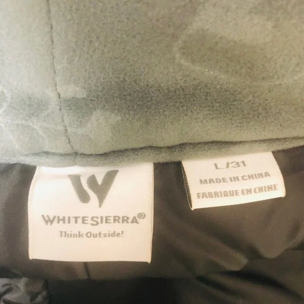 White Sierra Black Nylon Winter Ski‎ Pants Unisex L Activewear Boarding 36 x 31