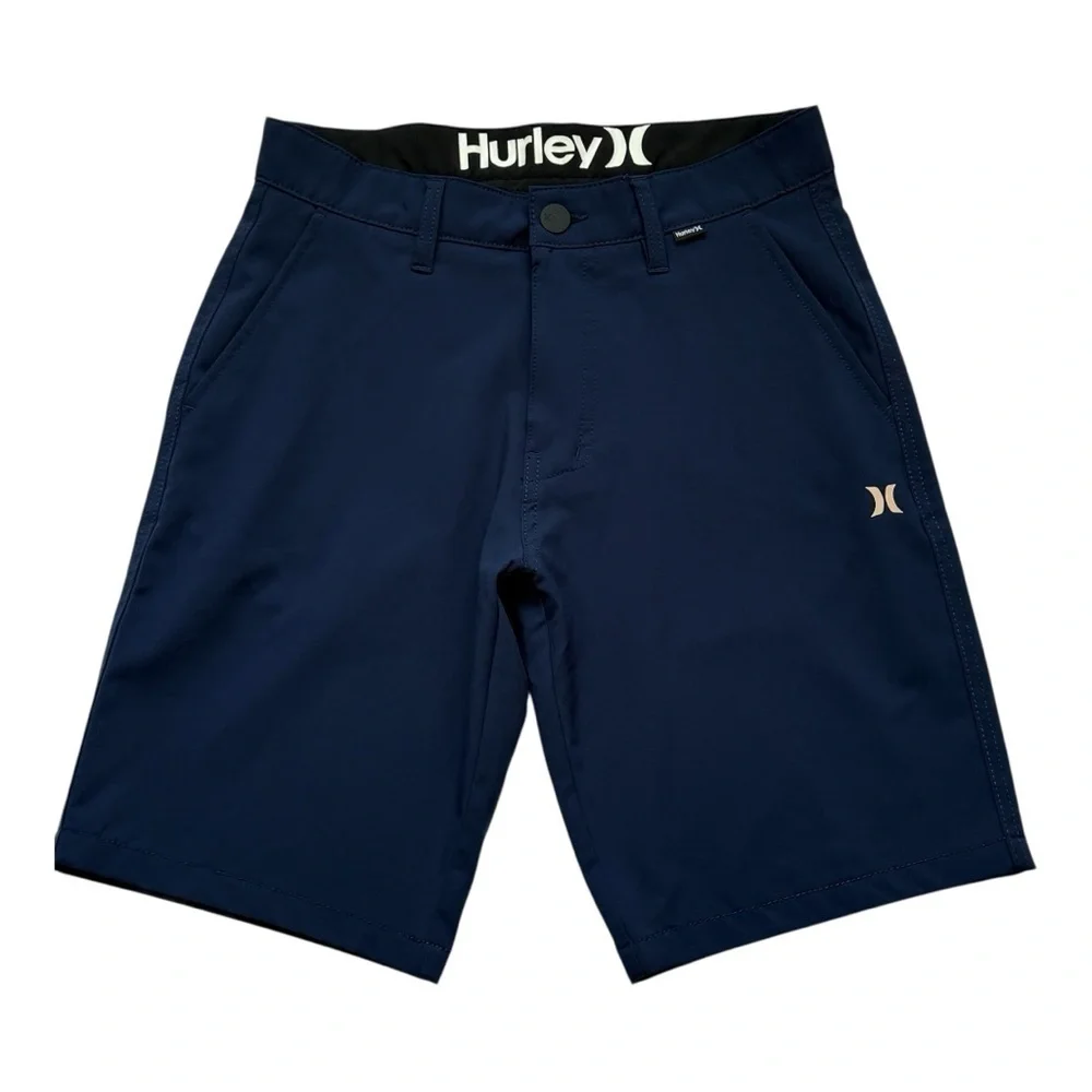 Hurley Blue Hybrid Shorts Quick-Dry Versatile/ board shorts / chino size 28