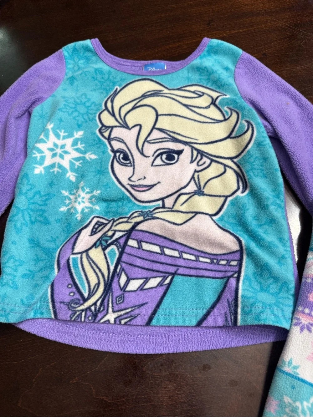 Disney Elsa Fleece Pajama Set in Aqua, Purple & Pink