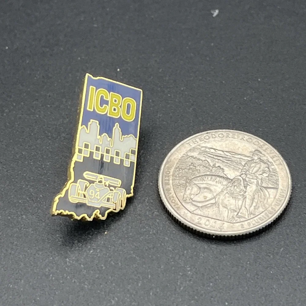 International‎ Conference Of Building Officials Indiana ICBO Lapel Hat Pin