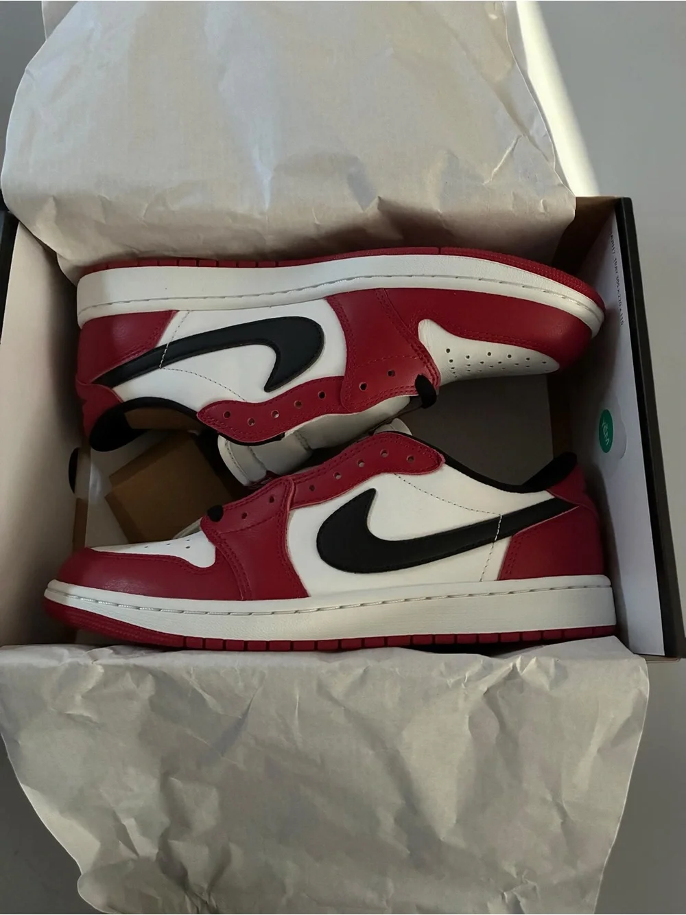 Nike Air Jordan 1 Retro Low OG Varsity Red Black Summit White Men’s Size 10 NEW