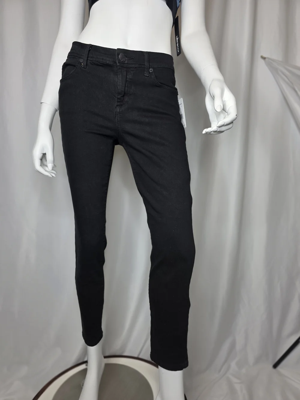 Free People Black High-Rise Skinny Jeans