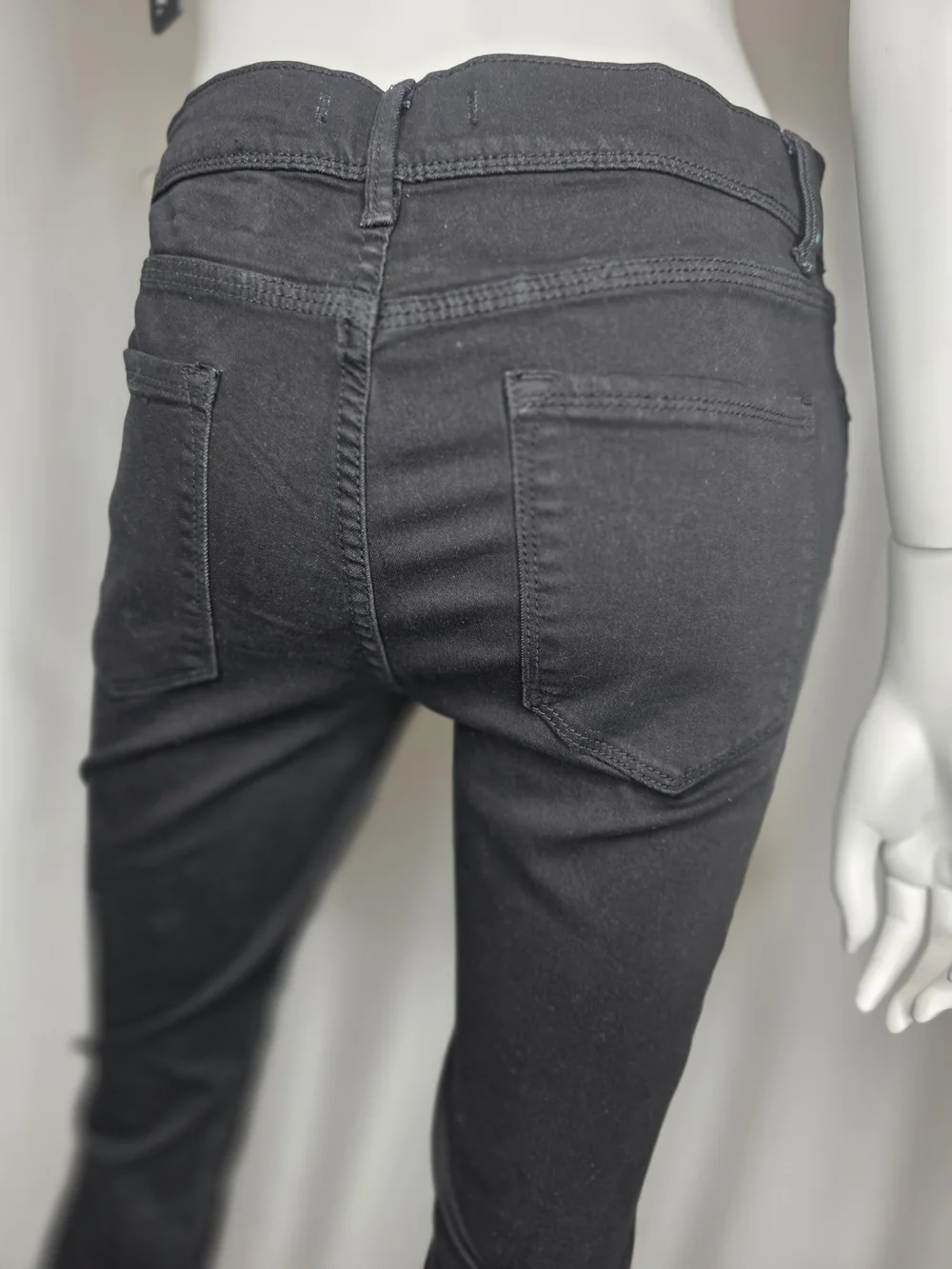 Free People Black High-Rise Skinny Jeans