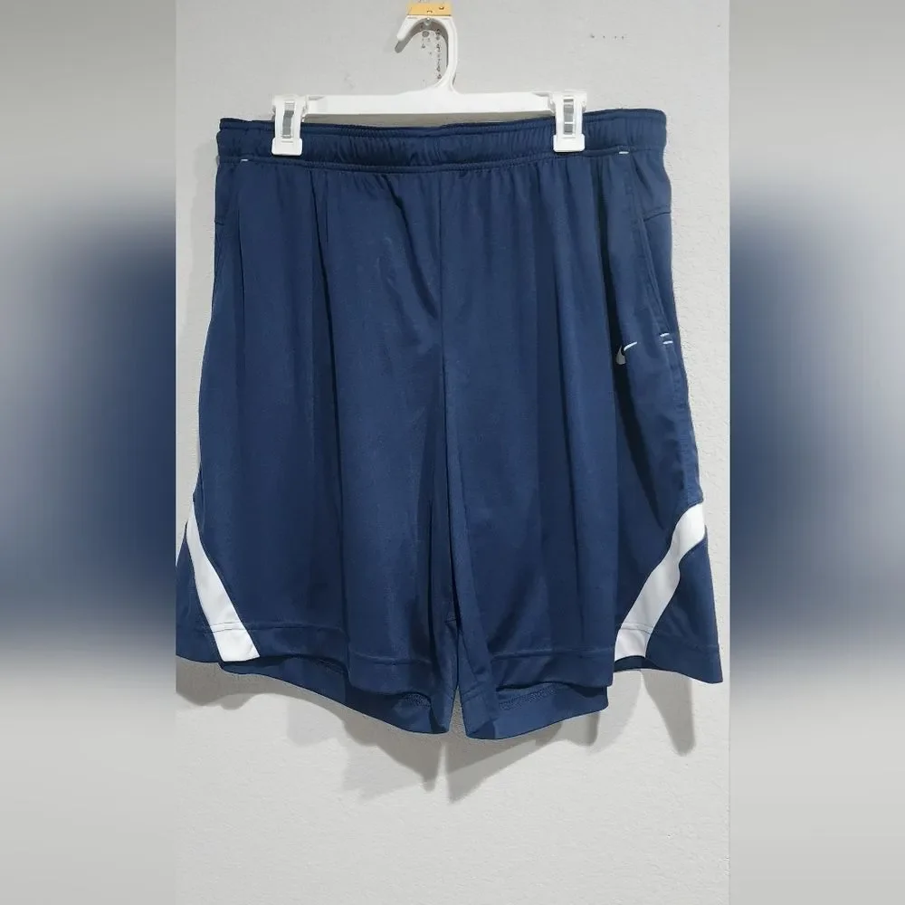 Nike blue/white dri fit athletic shorts Size XXL 10