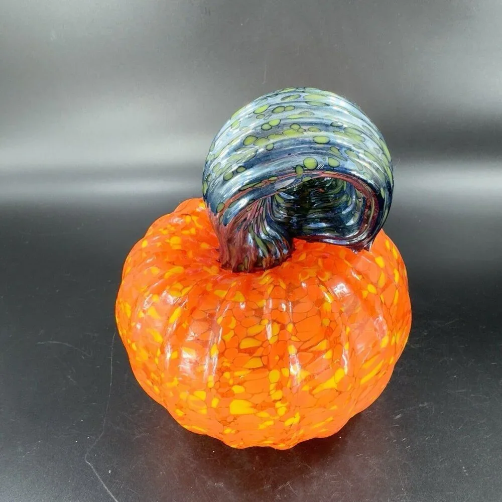Glass Pumpkin tall pumpkin