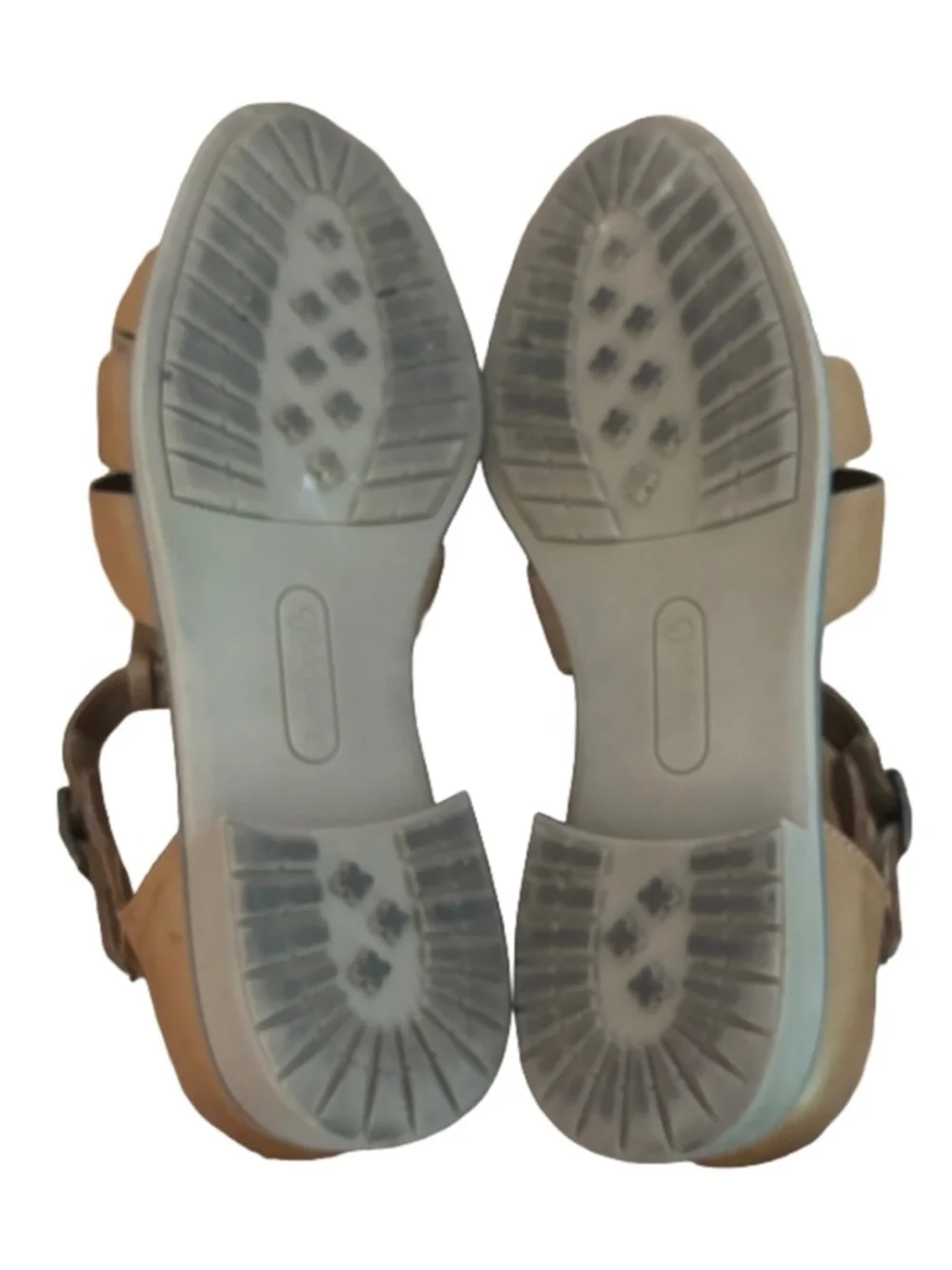 Baretraps Ersula fisherman sandals brwn vegan lthr WM 8 beach grandpa