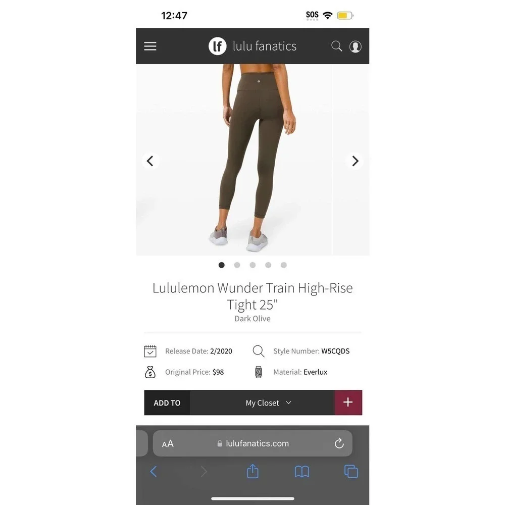 lululemon athletica lululemon wunder