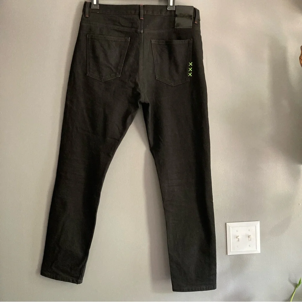 Scotch & Soda Black Denim  Button Fly Jeans