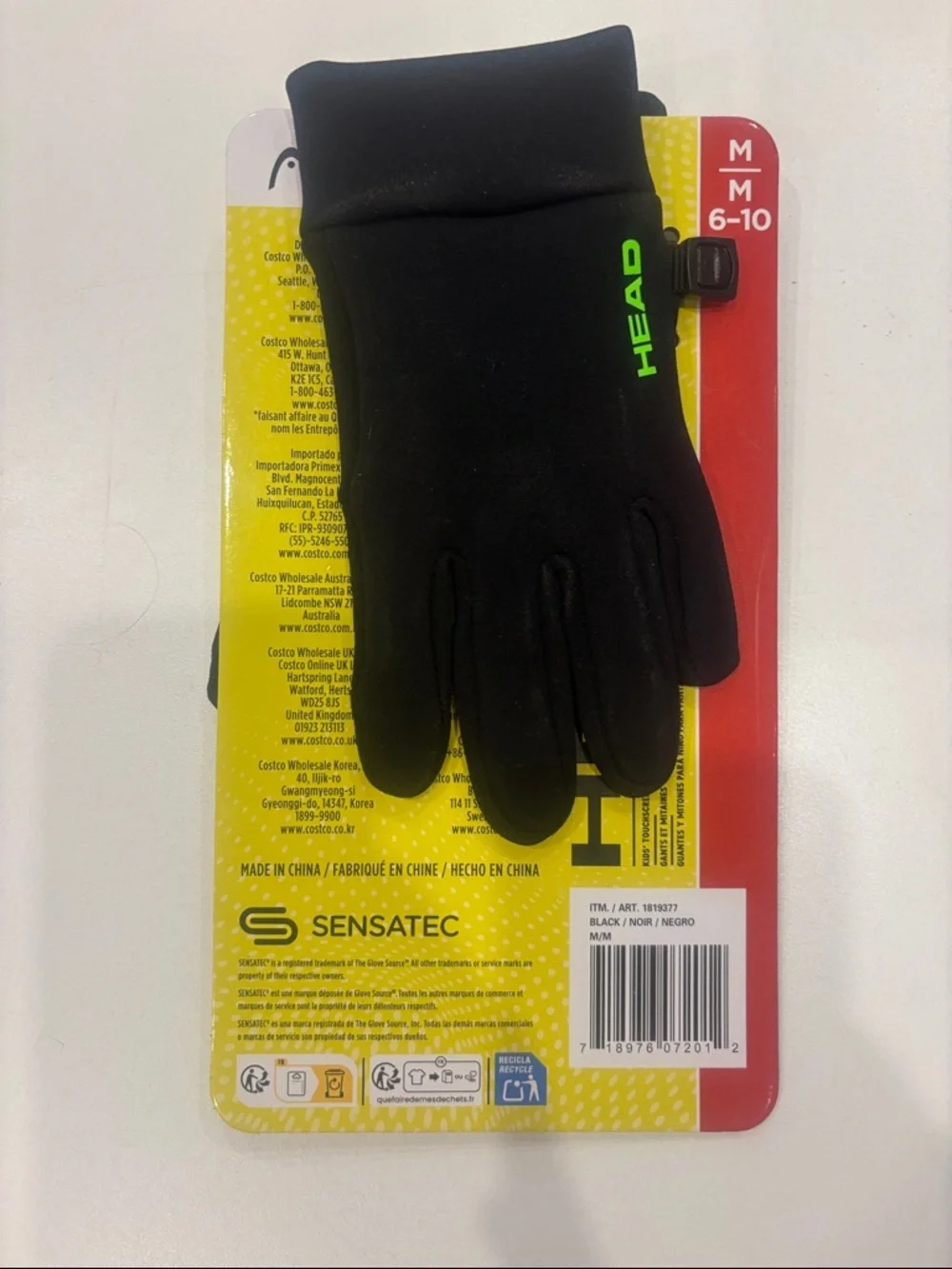 Head sleek gloves