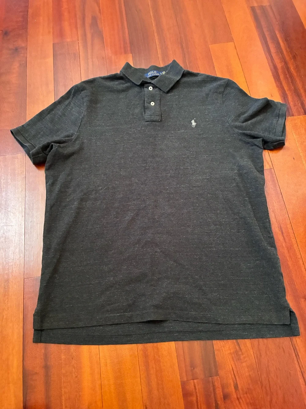 Polo by Ralph Lauren Black Heather Short-Sleeve Polo