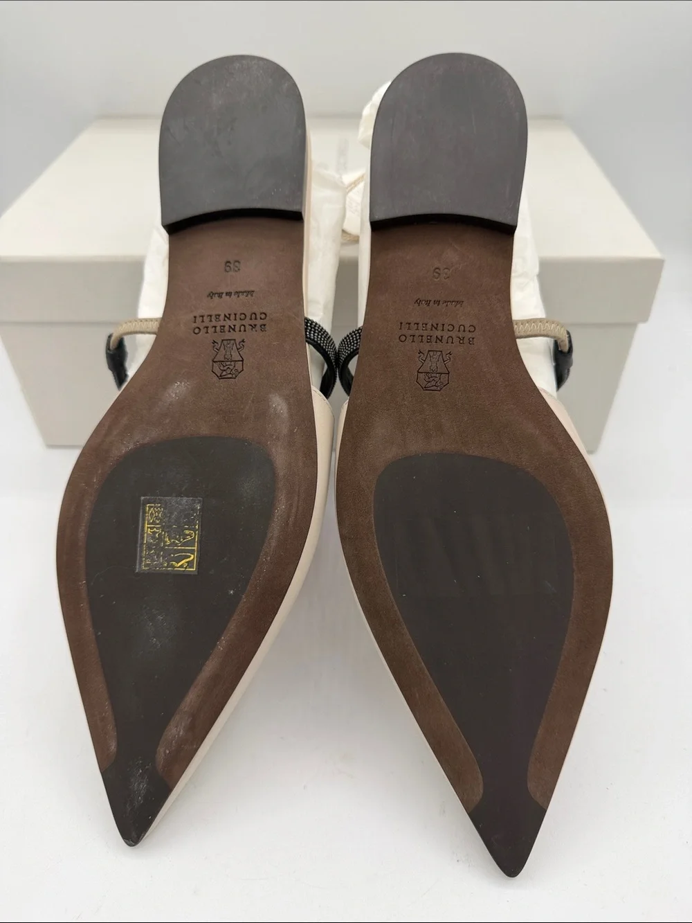 Brunello Cucinelli dust white