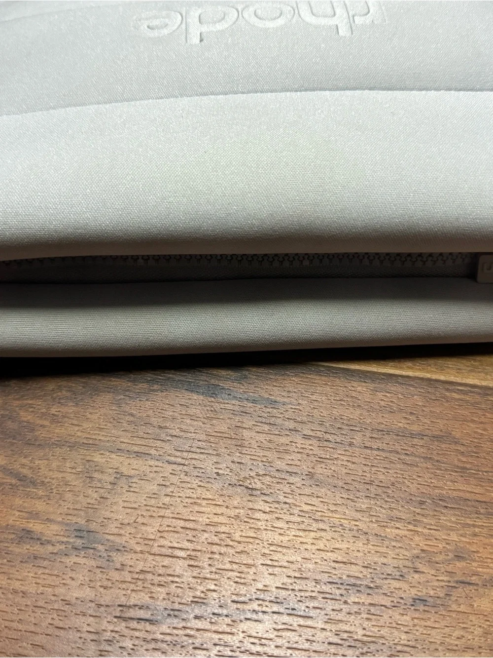 RHODE logo embossed