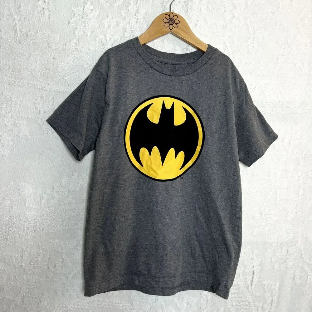 Boy's Gray Batman Graphic Tee