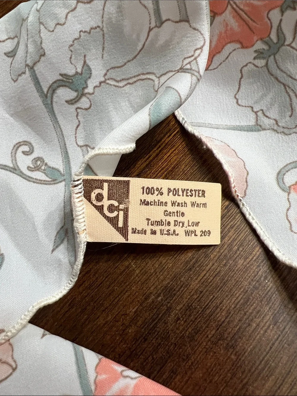 Vintage lightweight silk