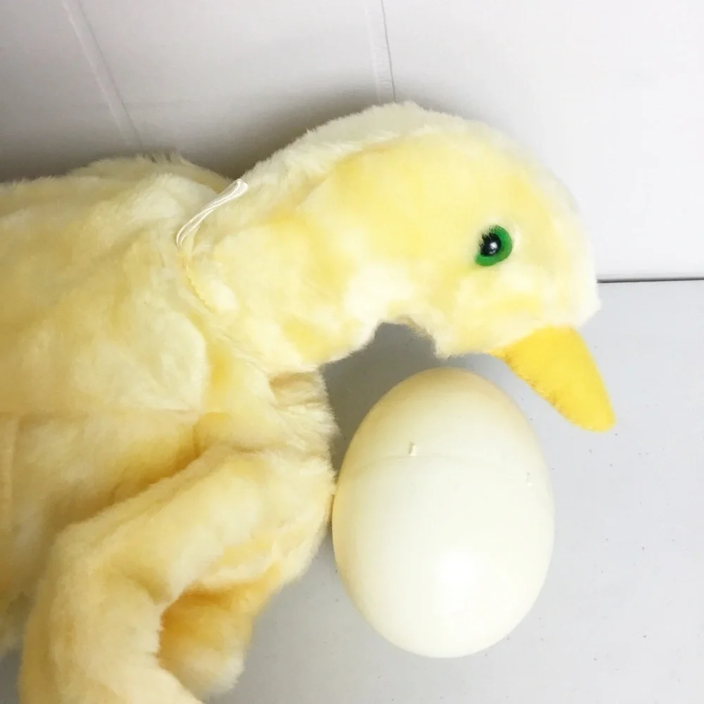 Vintage 1980s Andrea Mcsweeney Duck With Egg Plush Stuffed Animal