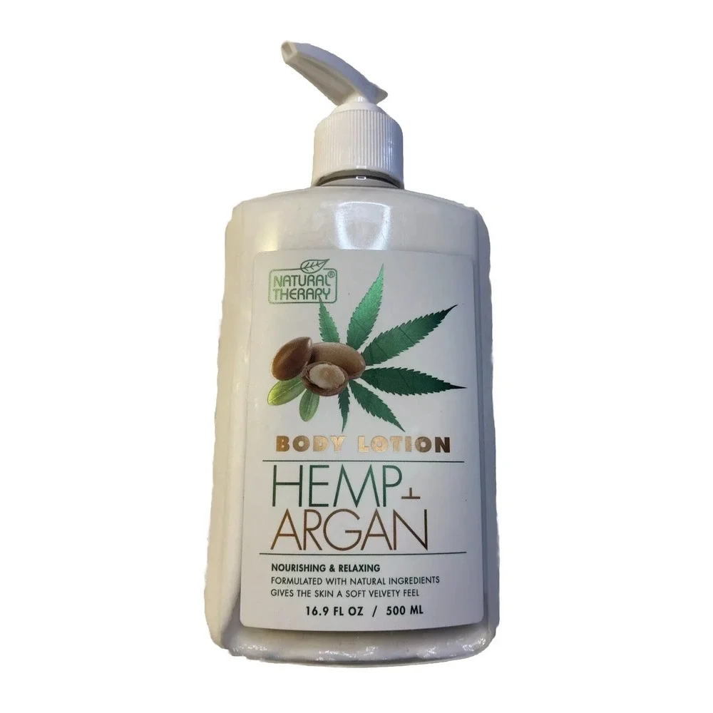 Natural Therapy Hemp & Coconut Body Lotion 16.9 Fl Oz 500mL Made In Israel NIP