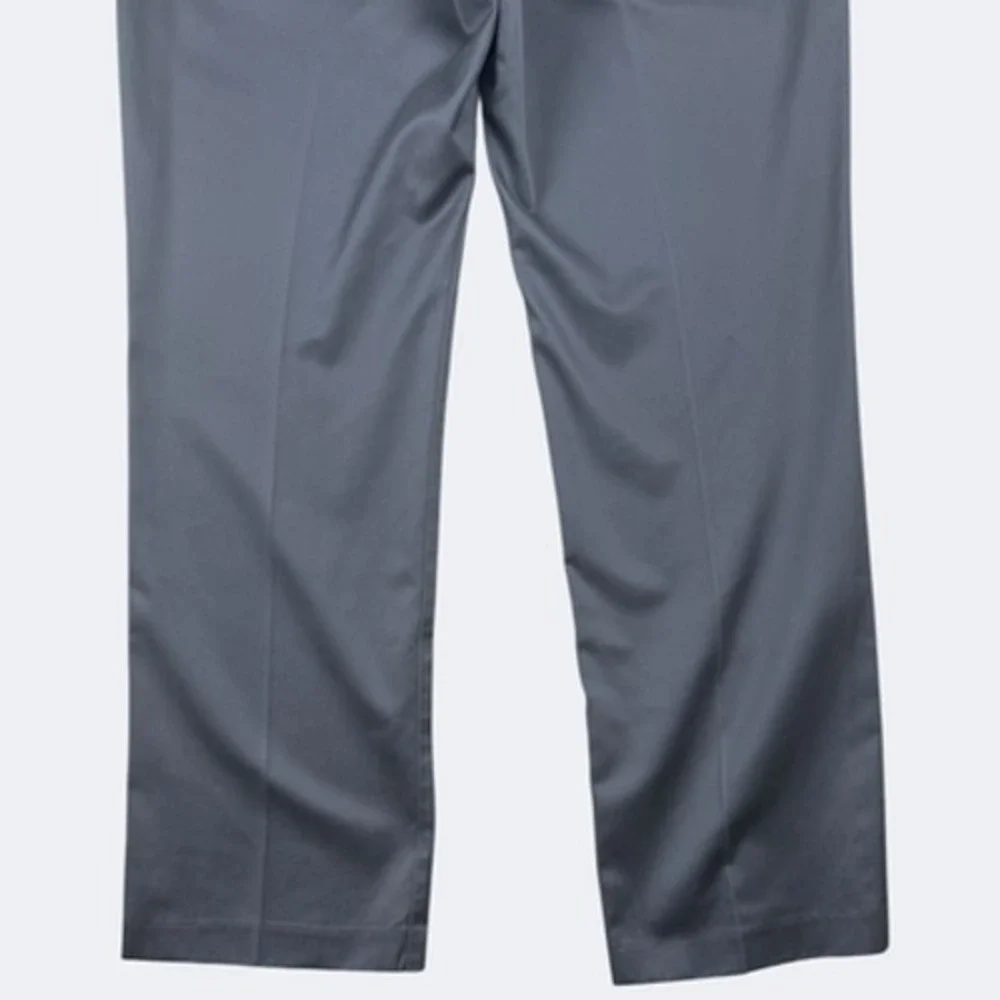 Bonobos Friday Pants Men 34x32 Gray Straight Leg Cotton Chino Casual Work Smooth
