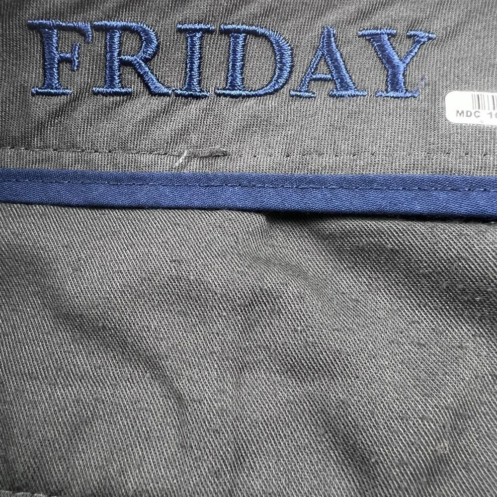 Bonobos Friday Pants Men 34x32 Gray Straight Leg Cotton Chino Casual Work Smooth