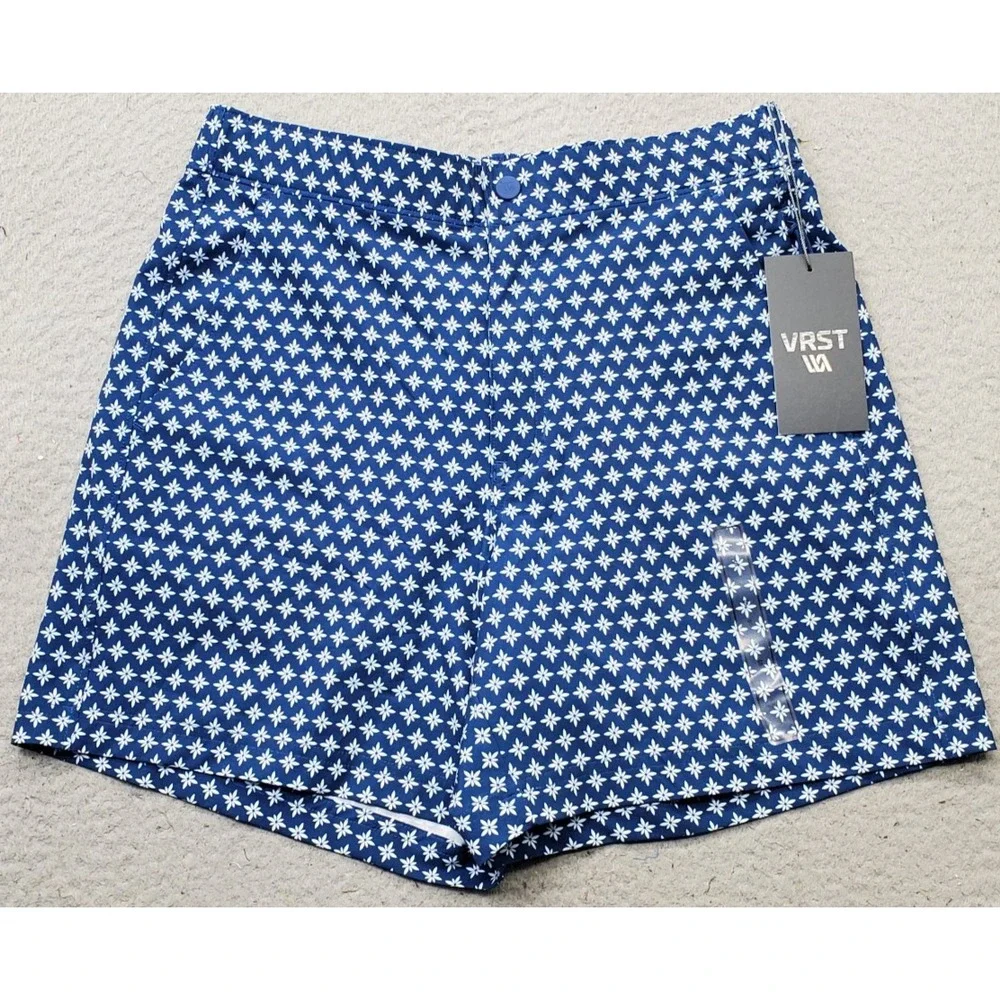 VRST Golf Shorts Mens Small Multi Floral 4-Way Relaxed Fit‎ Performance Stretch