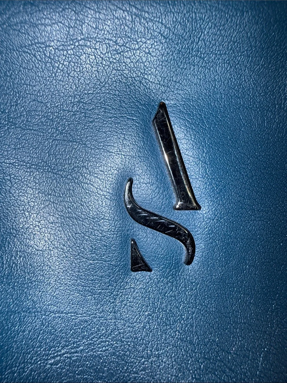 Blue Leather Crossbody Bag with Front Zippers