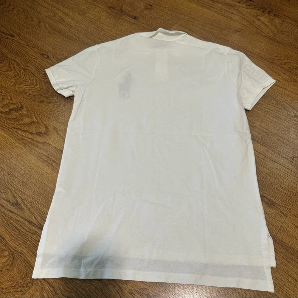 Polo Ralph Lauren Classic White Polo Shirt size large big pony short sleeve