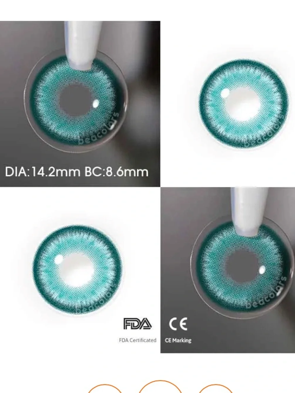 Mislens bright cyan