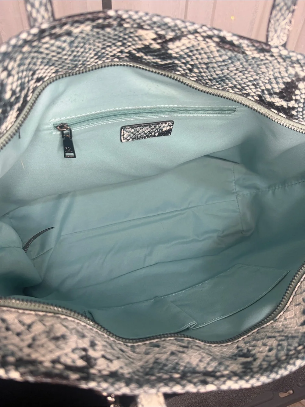 Studio Badgley Mischka python texture