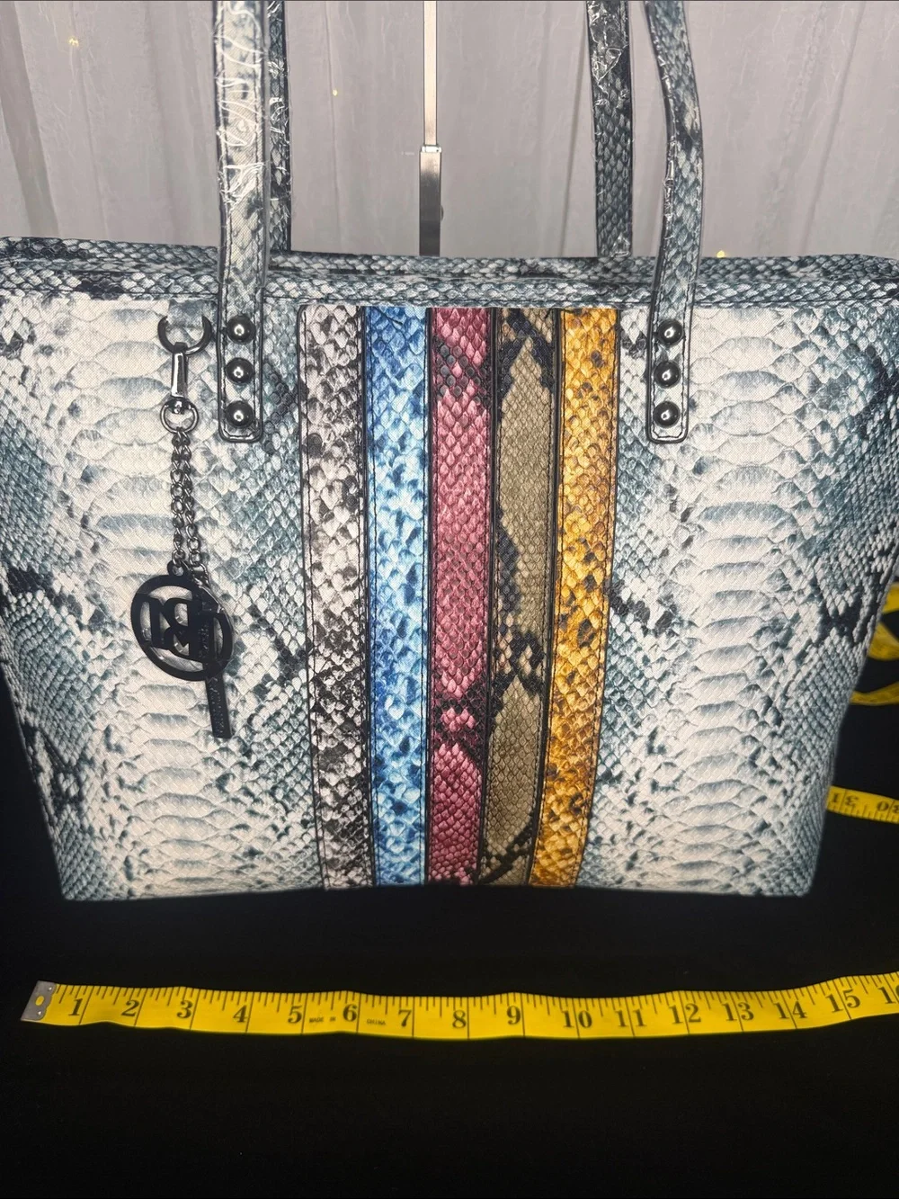 Studio Badgley Mischka python texture