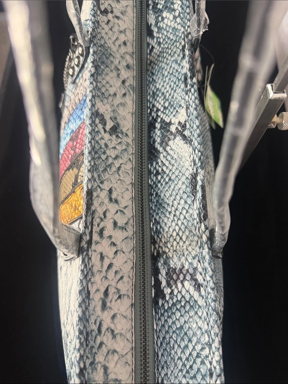 Studio Badgley Mischka python texture