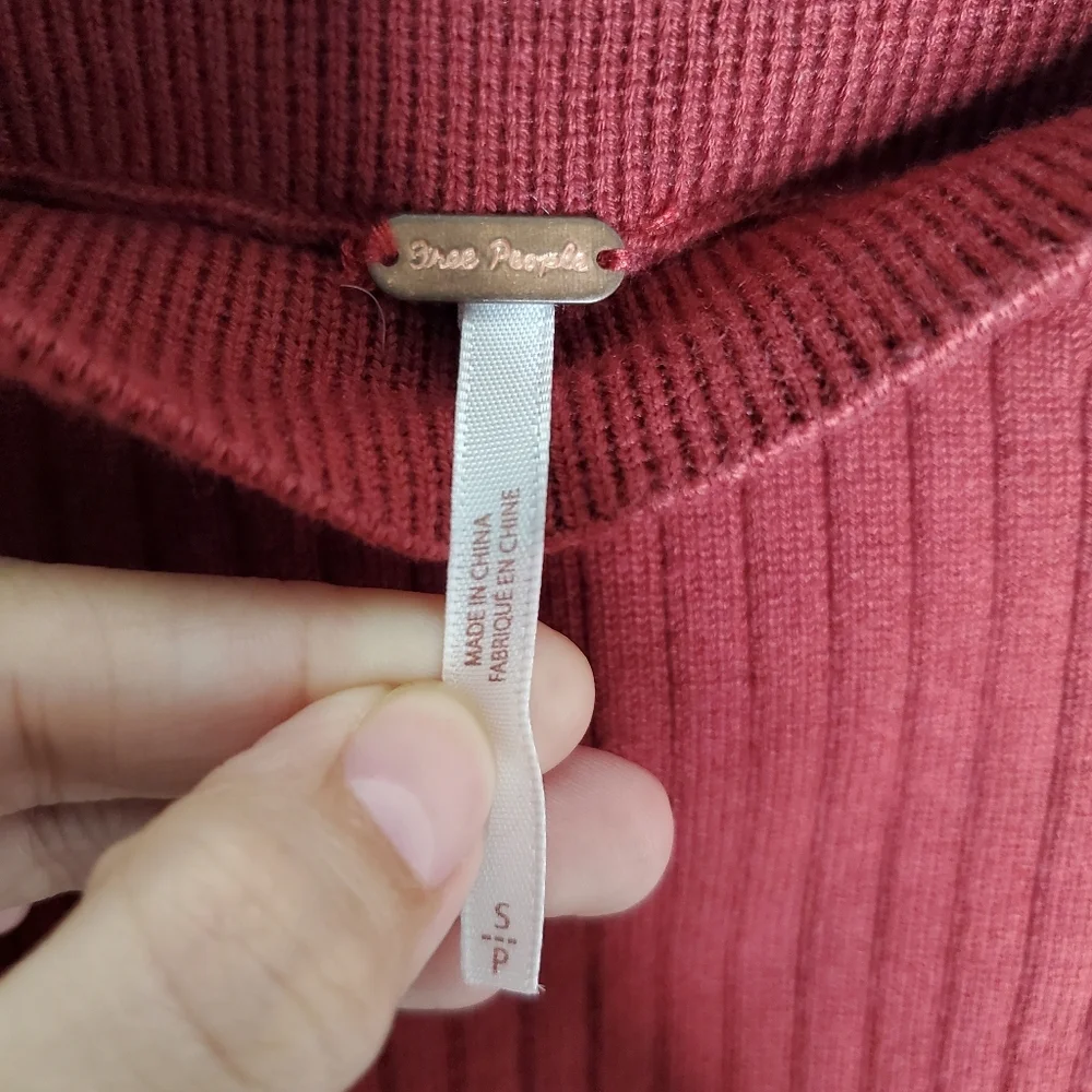 Free People excellent maroon