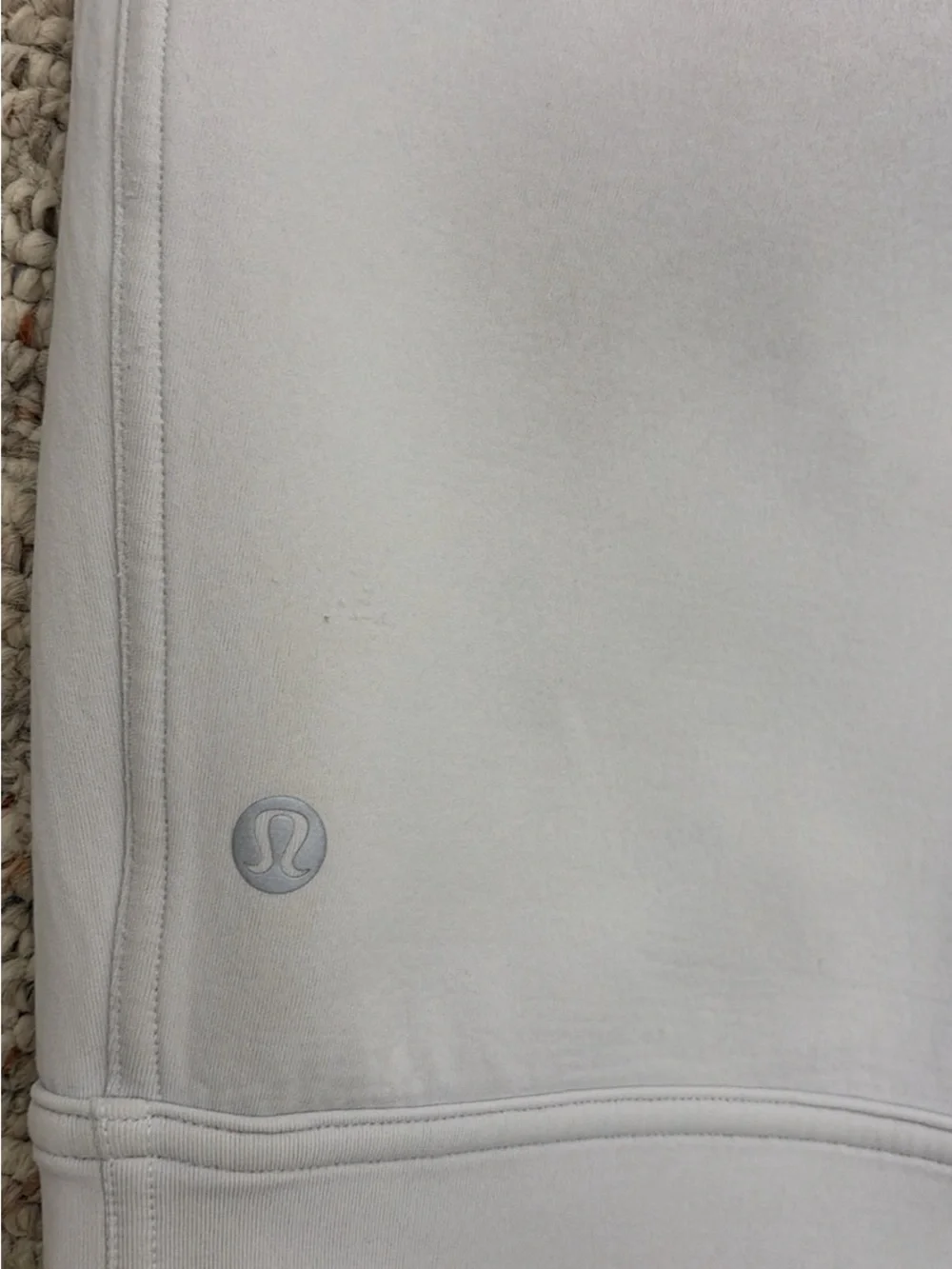 lululemon athletica Light Blue/Green Cropped scuba Hoodie Jacket
