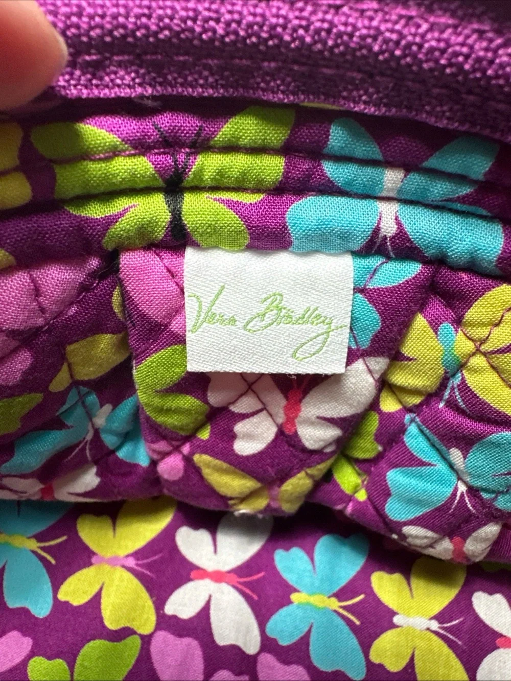 Vera Bradley compact purple